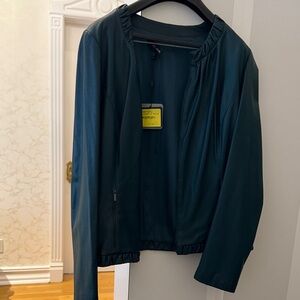 St john leather jacket